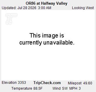 OR86 at Halfway Valley WB